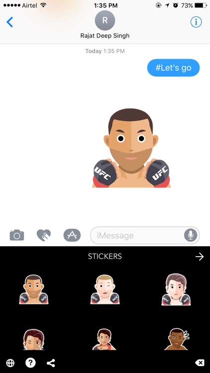 UFC Emoji & GIF Keyboard screenshot-3