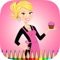 Cupcake Coloring Book HD: Learn to draw and color a cake, free games for children