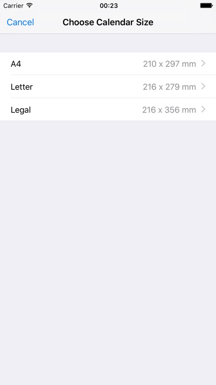 Calendar Maker 2017 - Create Photo Calendar as PDF screenshot-3