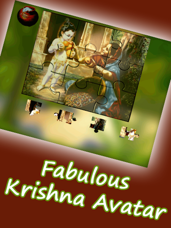 Screenshot #4 pour Little Krishna jighsaw puzzle free game for kids - the hindu divine god krishna lila