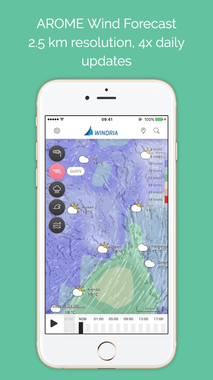 Windria - Norway (METNO high-res marine forecast)