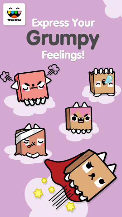 Toca Life Paper Bag Catのおすすめ画像4