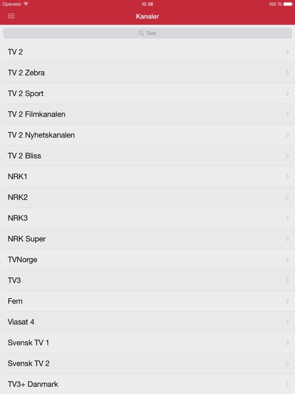 Screenshot #4 pour Norsk TV Gratis Guide (iPad utgave)