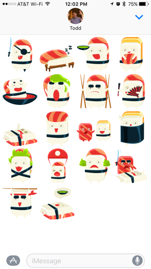 Sushi Message Stickers(圖2)-速報App