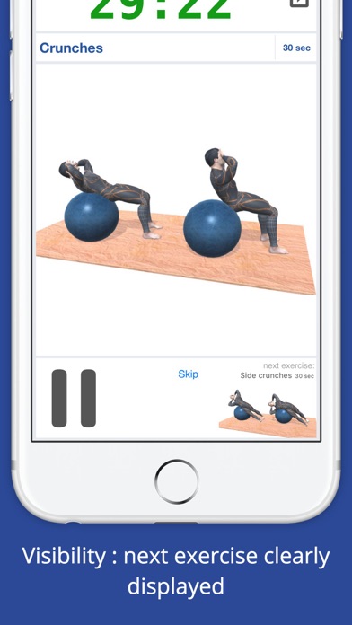 Screenshot #3 pour Exercise Ball Workout Challenge Free - Get fit