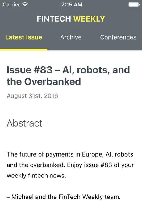 FinTech Weekly
