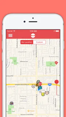 Captura de Pantalla 1 Pokemap Go - Searching app iphone