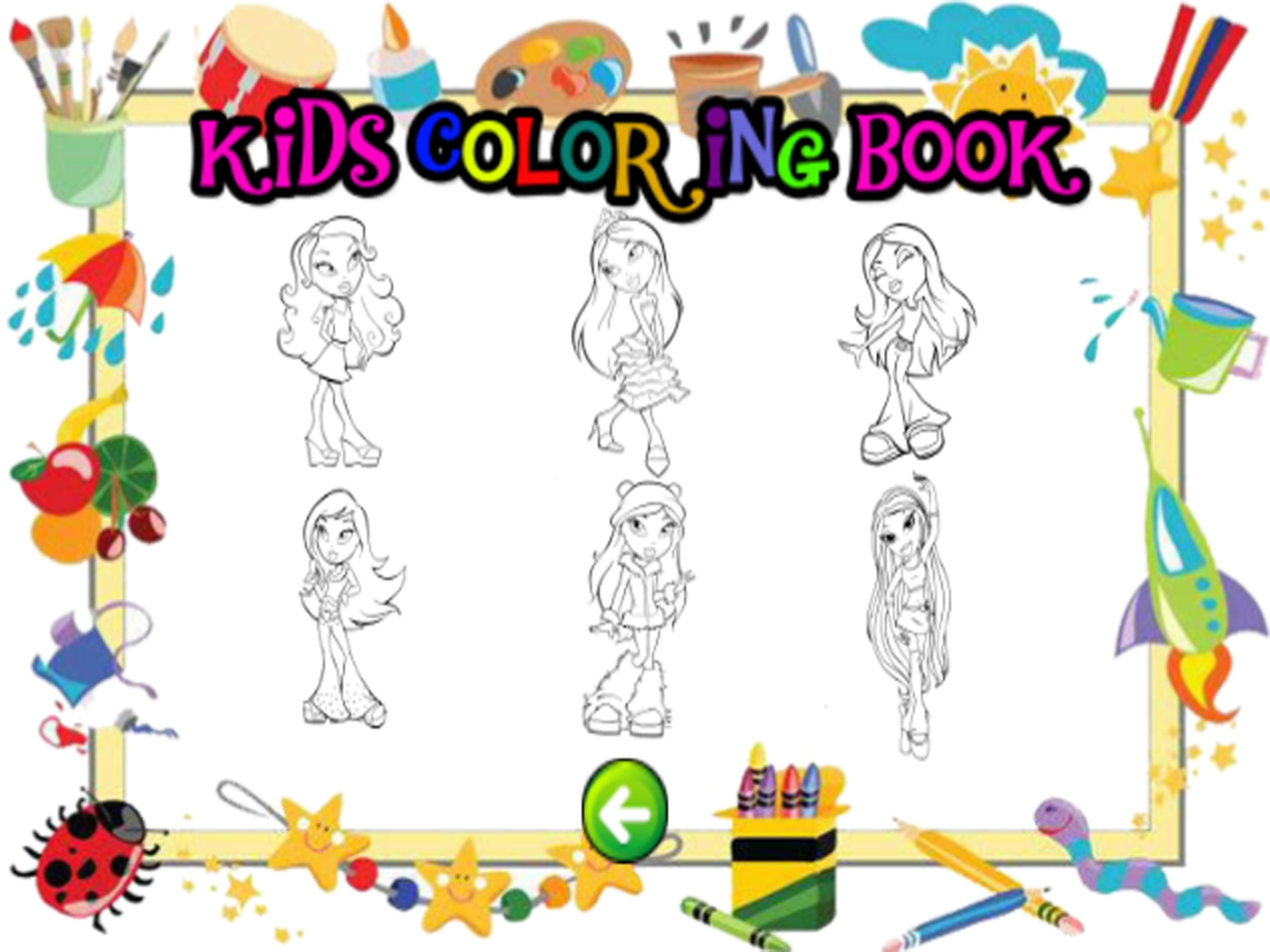 All girl princess games free crayon coloring games for toddlers screenshot 8