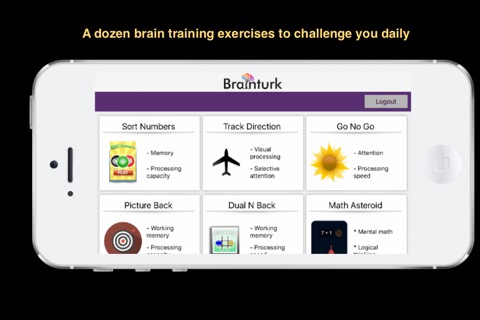 Brainturk Brain Training games to peak performanceのおすすめ画像2