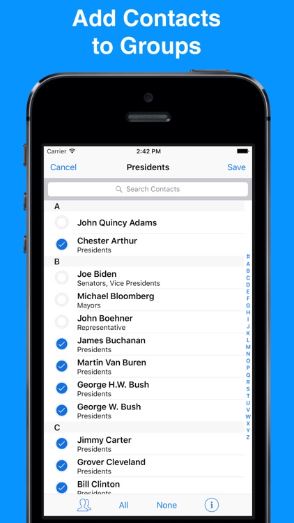 A2Z Contacts - Contact Manager & Address Book screenshot-3