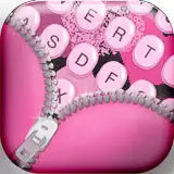 Girly Keyboards with Pink Background Theme & Emoji - App Icon