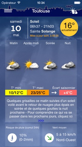 Météo Toulouseのおすすめ画像1