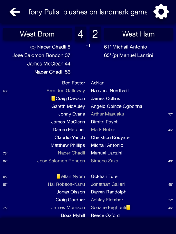 Screenshot #6 pour All The News - West Bromwich Albion Edition