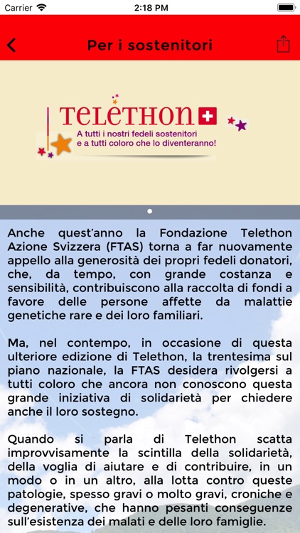 Fondazione Telethon Azione CH screenshot-4