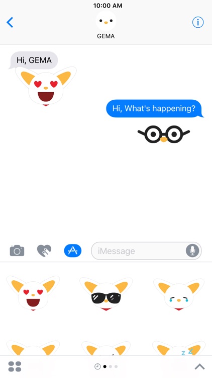 GEMA Stickers: Face animation