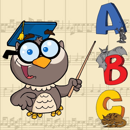 ABC flashcards for Kindergarteners - Recognizing alphabets Icon