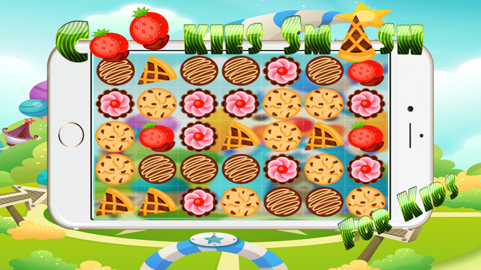 Cookies Smash Match 3 Puzzle Games - Magic board relaxing game learning for kids 5 year old free - 1.0 - (iOS)