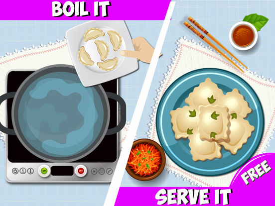 Dumpling Street Chef - Cooking For Girls & Teens iPad screenshot