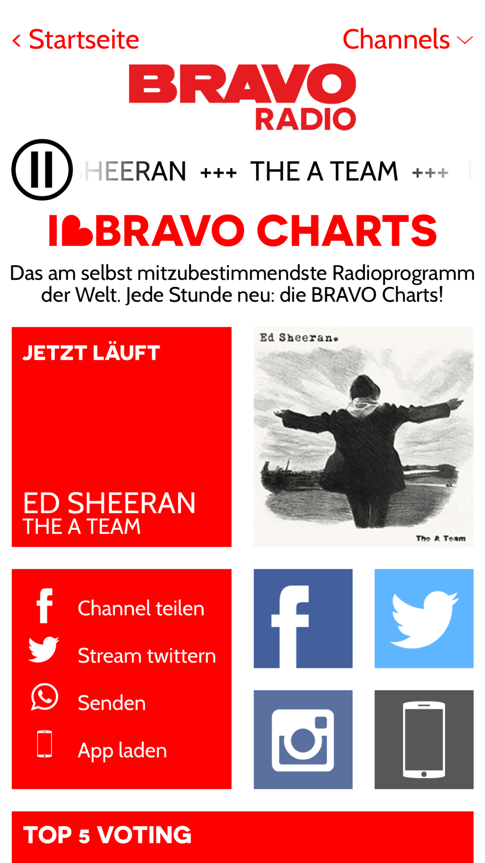 BRAVO Radio - Charts, Tubestars, Love, Party Free Download App for iPhone -  STEPrimo.com