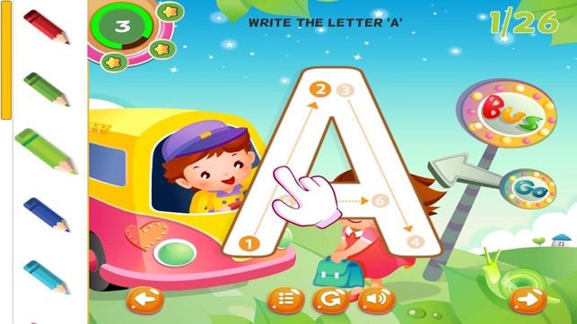 ABC Tracing Letters Cursive Handwriting Practice(圖2)-速報App