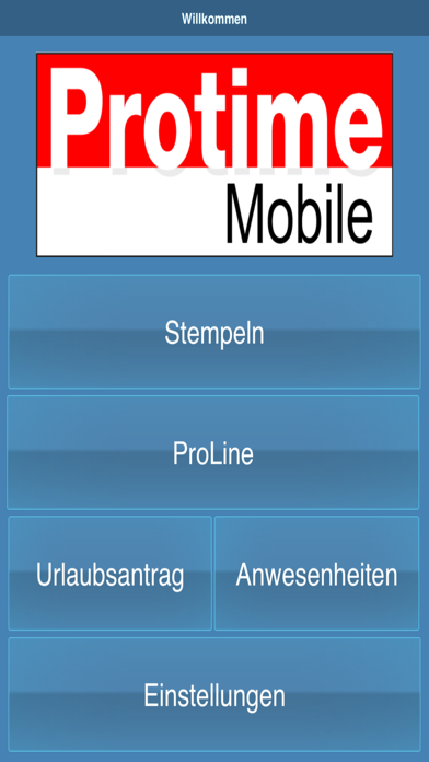 Screenshot #1 pour Protime Mobile