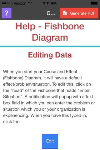 Lean Fishbone Diagram screenshot 2