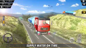 Offroad Water Tanker Transport - Truck Driver screenshot #4 for iPhone