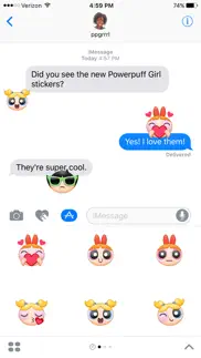 powerpuff girls - fun ppg sticker sampler pack iphone screenshot 1