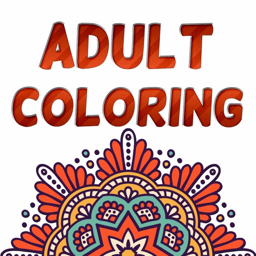 Coloring Book Mandala for Adults Relax Free iOS App