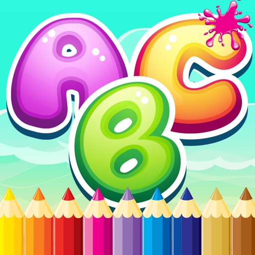 Abc Paint Draw Coloring Book For Toddler And Kids icon