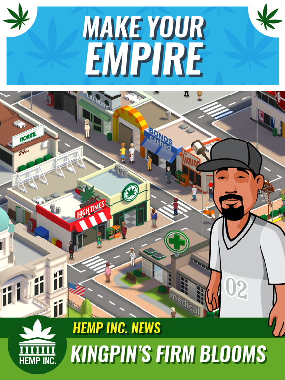 Hemp Inc - Weed & Marijuana Business Game iPad screenshot 1 - Games app