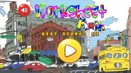 Game screenshot Learning Math worksheets whizz for 1st 2nd grade mod apk