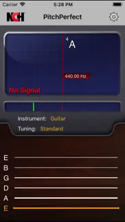 pitchperfect guitar tuner iphone screenshot 1