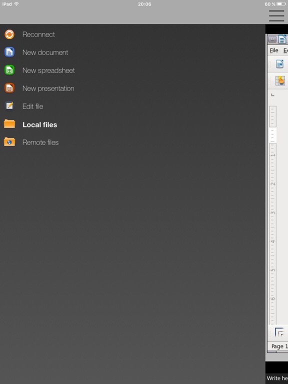 Screenshot #5 pour GlobalOffice xls, doc & odp