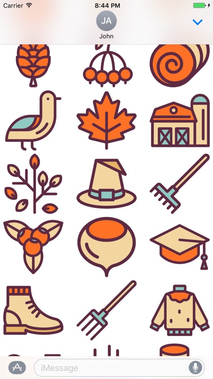 Fall Stickers - Autumn Emojis and Holiday Effects
