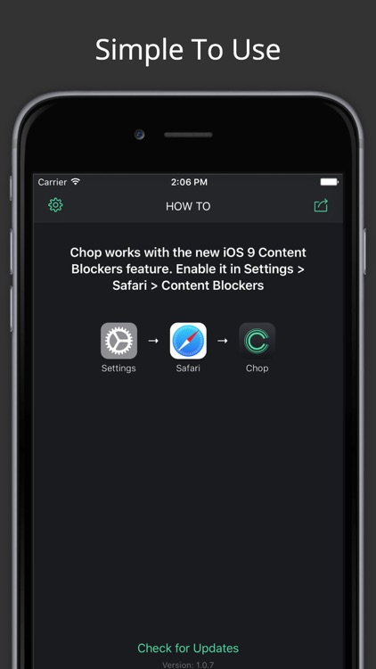 Chop: Easily Block Ads and Trackers