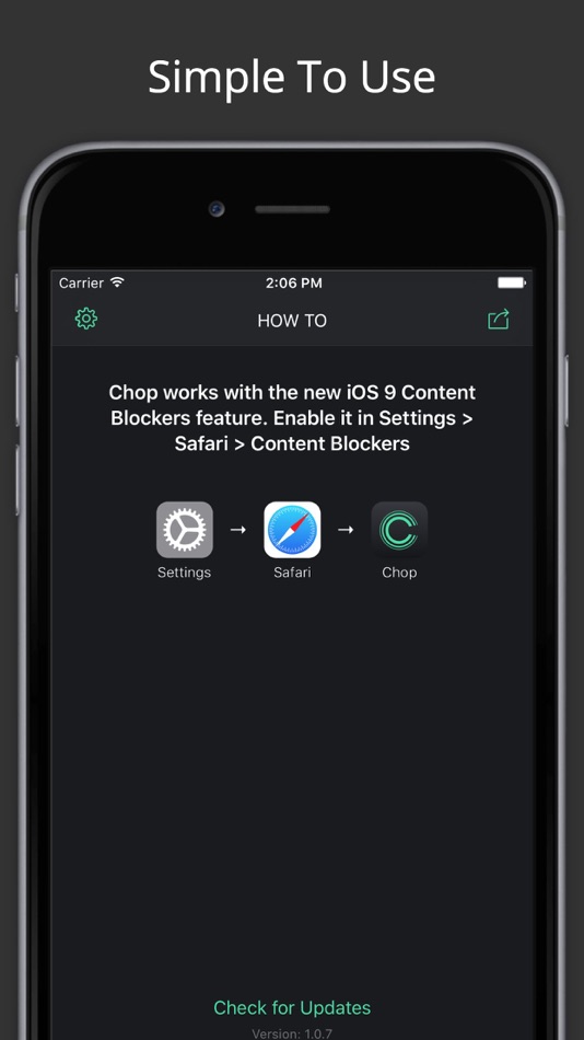 #1. Chop: Easily Block Ads and Trackers (iOS) 由: Talkabout Design LLC
