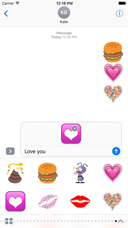 Emojis Stickers Pack For iMessage