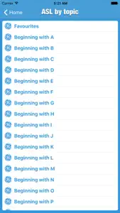 ASL video dictionary screenshot #3 for iPhone