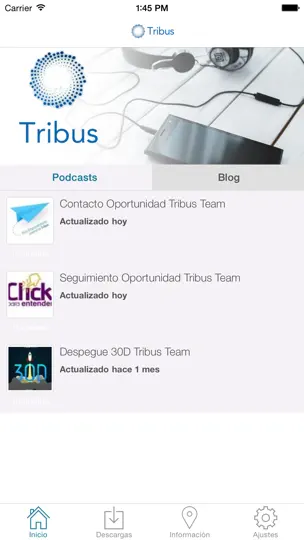 Captura de pantalla de Tribus Team en iPhone 1