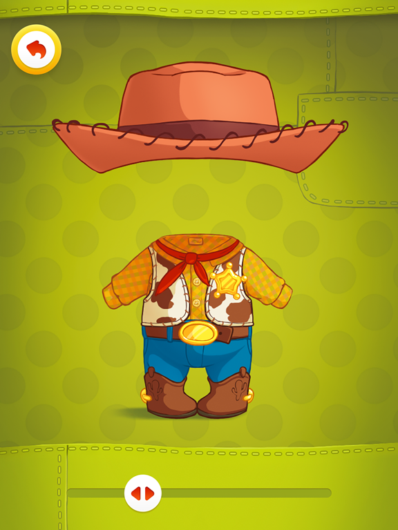 Screenshot #2 for Dress Up : Fairy Tales - Dressing puzzle & Coloring activities for children by Play Toddlers