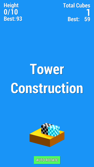 Tower Construction - Cube Stack