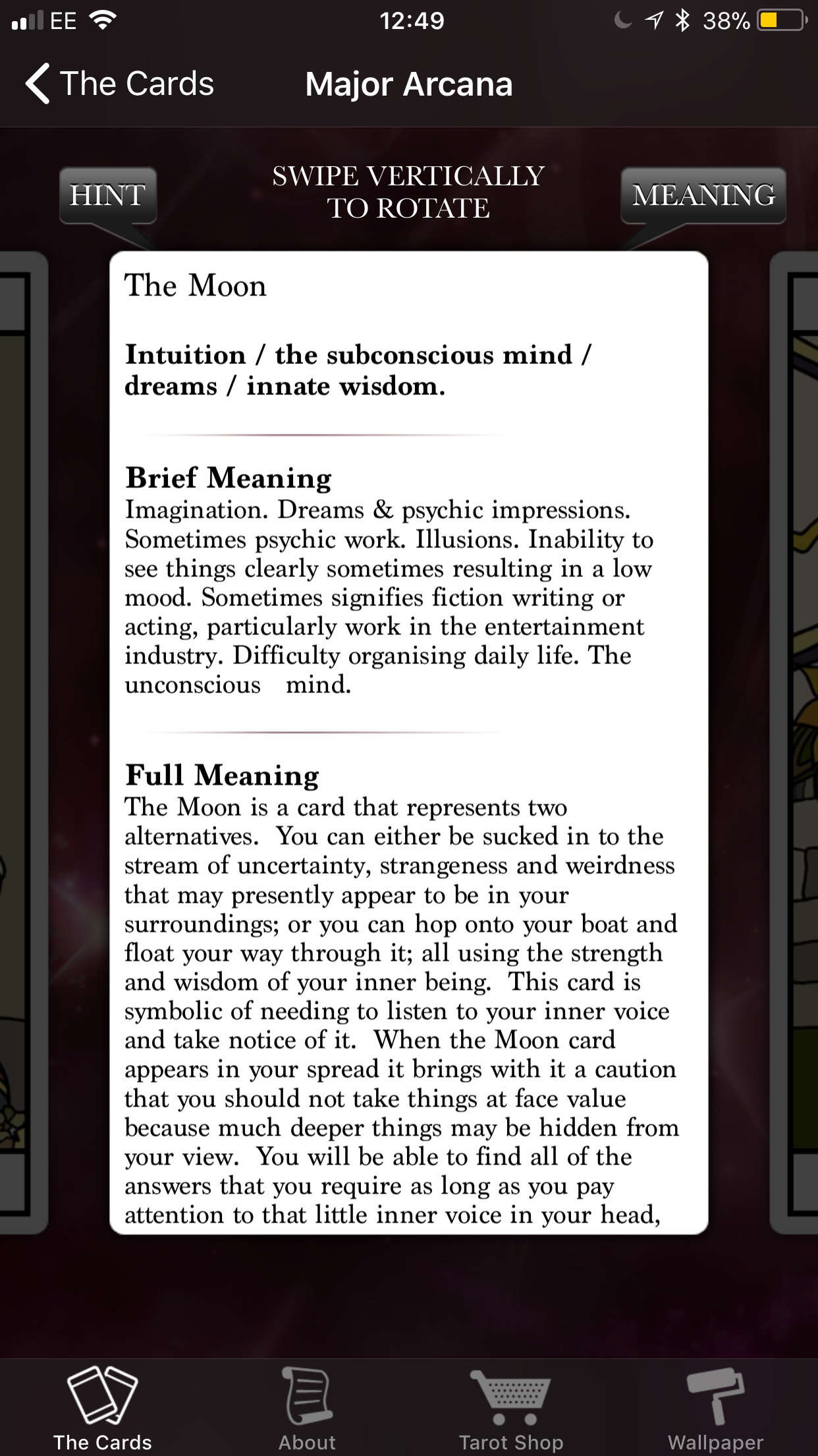 Tarot Card Meanings