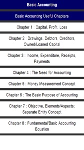 Basics Of Accounting screenshot #1 for iPhone