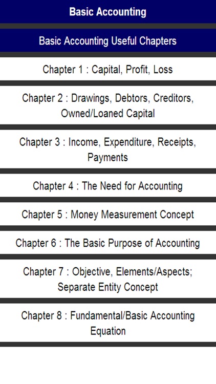 basics of accounting