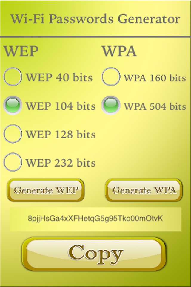 Wi-Fi Passwords Generator screenshot 2