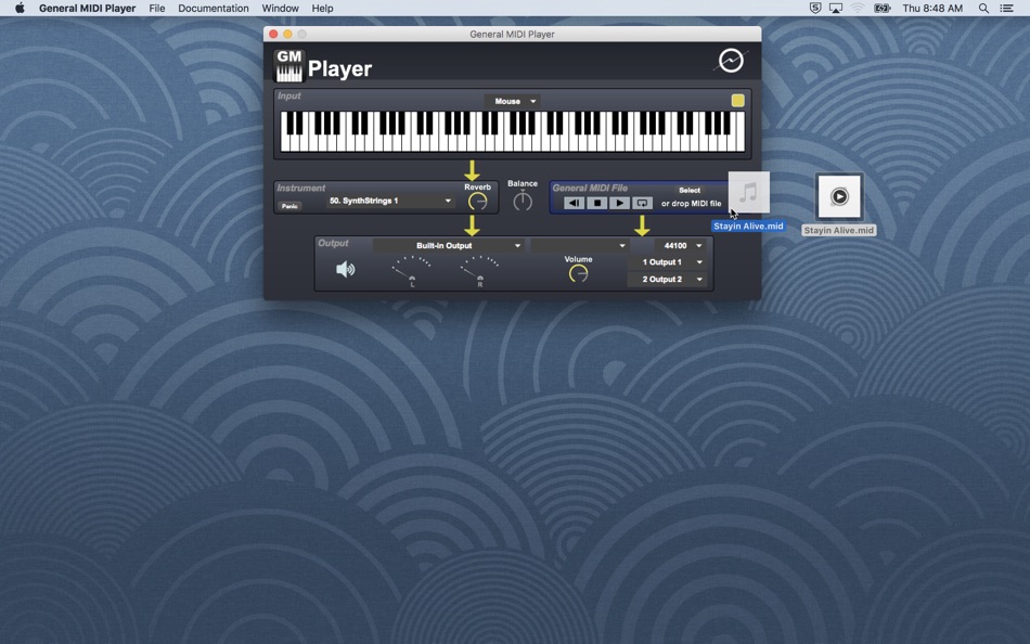 #2. General MIDI Player (macOS) 由: Defective Records Software