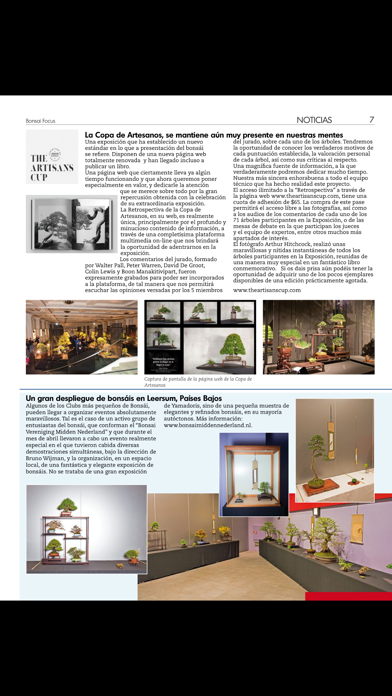 Bonsai Focus ES iPhone screenshot 5 - Magazines & Newspapers app