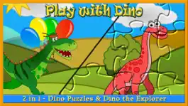 Game screenshot My baby first dino: dinosaur puzzle game for kids mod apk
