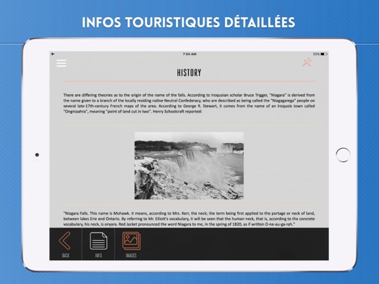 Screenshot #6 pour Chutes du Niagara Guide de Voyage Offline